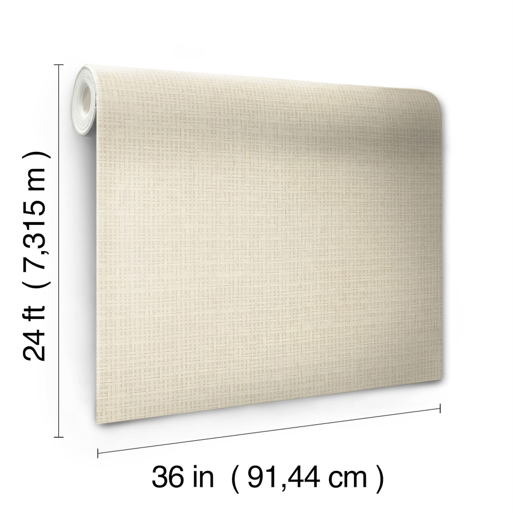 Tatami Weave Natural Cream Wallpaper Tatami Weave Natural Cream Wallpaper large image