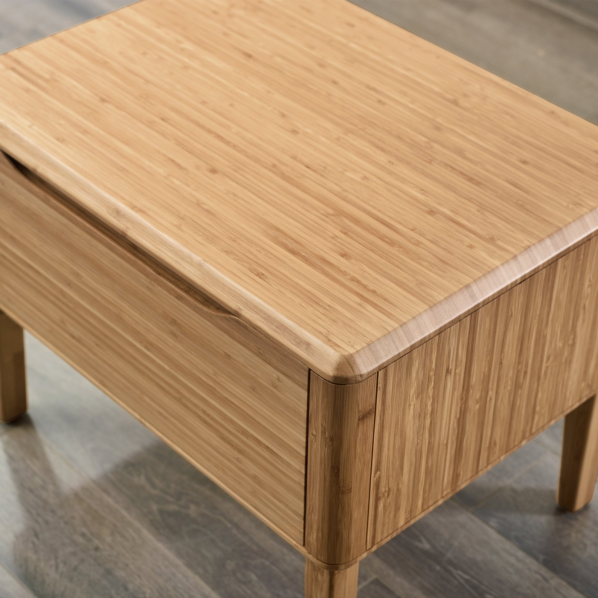 Currant Nightstand, Caramelized, by Greenington, 18" length x 24" width x 17.5" height View 7