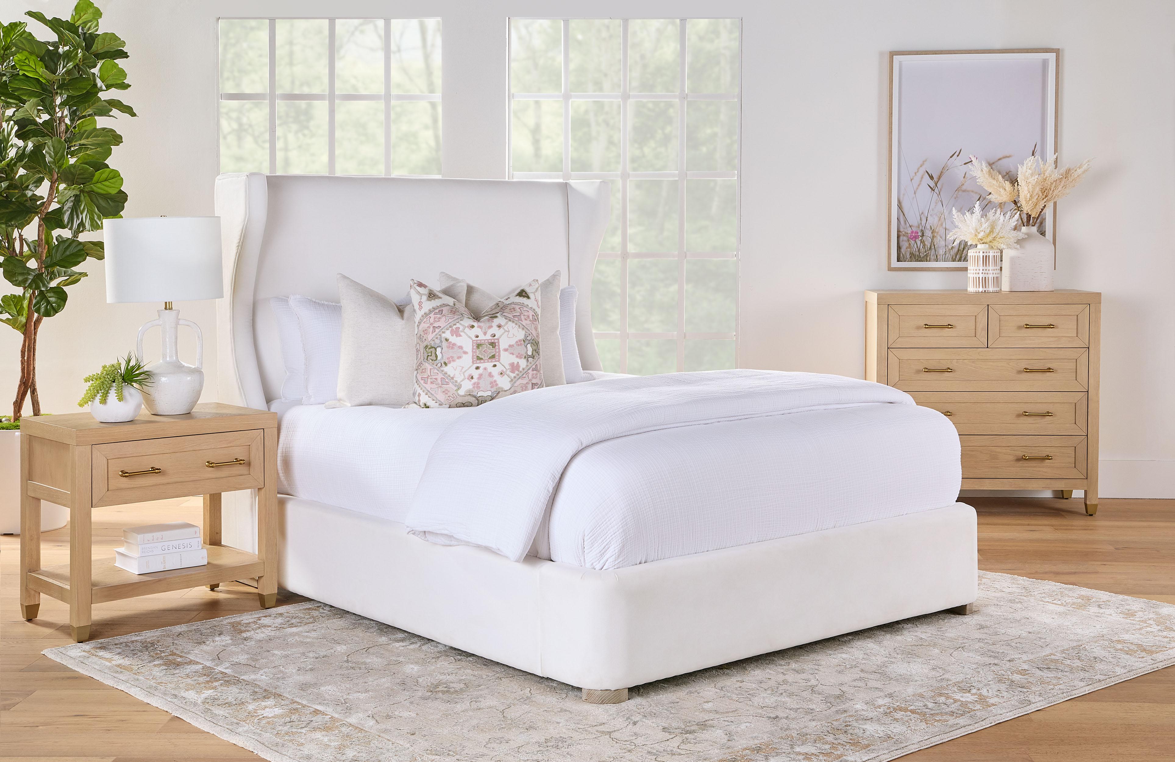Stella 1-Drawer Nightstand large image 
