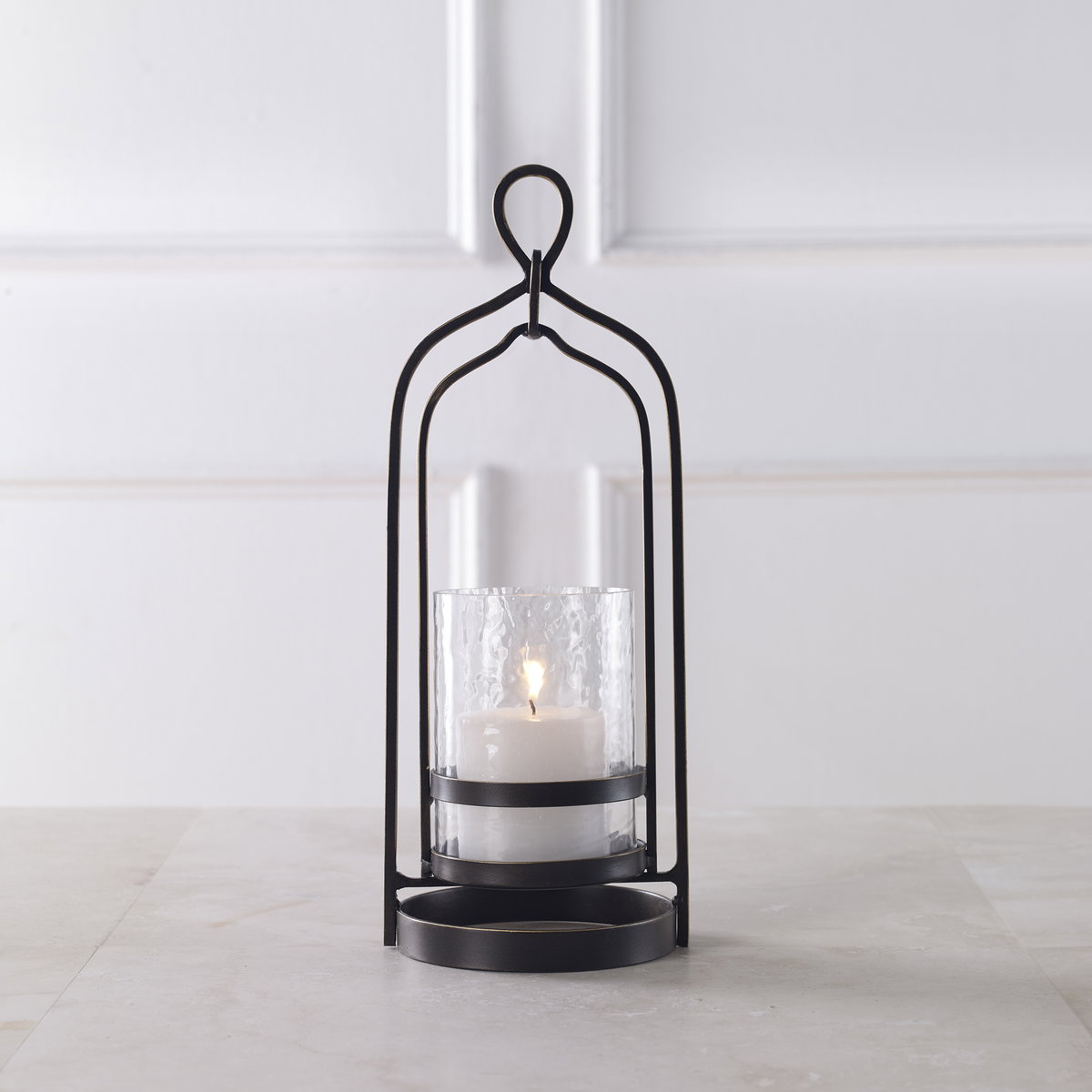 Shepherd Bronze Candleholder, Candles & Candle Holder by Uttermost, 6" width x 15.25" height x 5.5" depth View 2