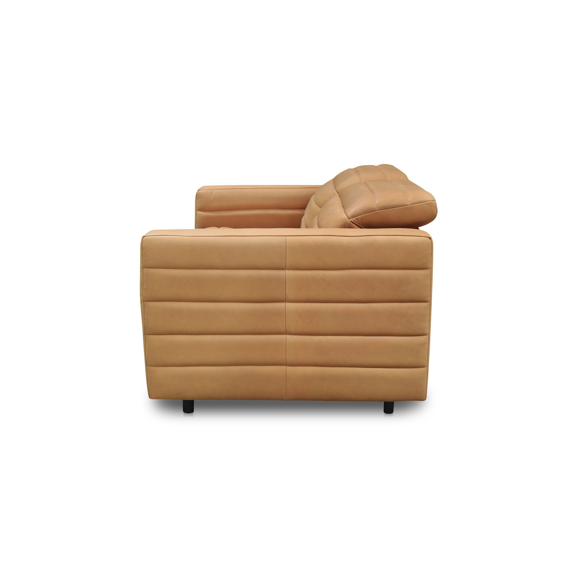 Juno Power Recliner Sofa Tan Leather, Sofas & Sectional by Moe's Home, 65" width x 31.5" height x 42" depth View 4