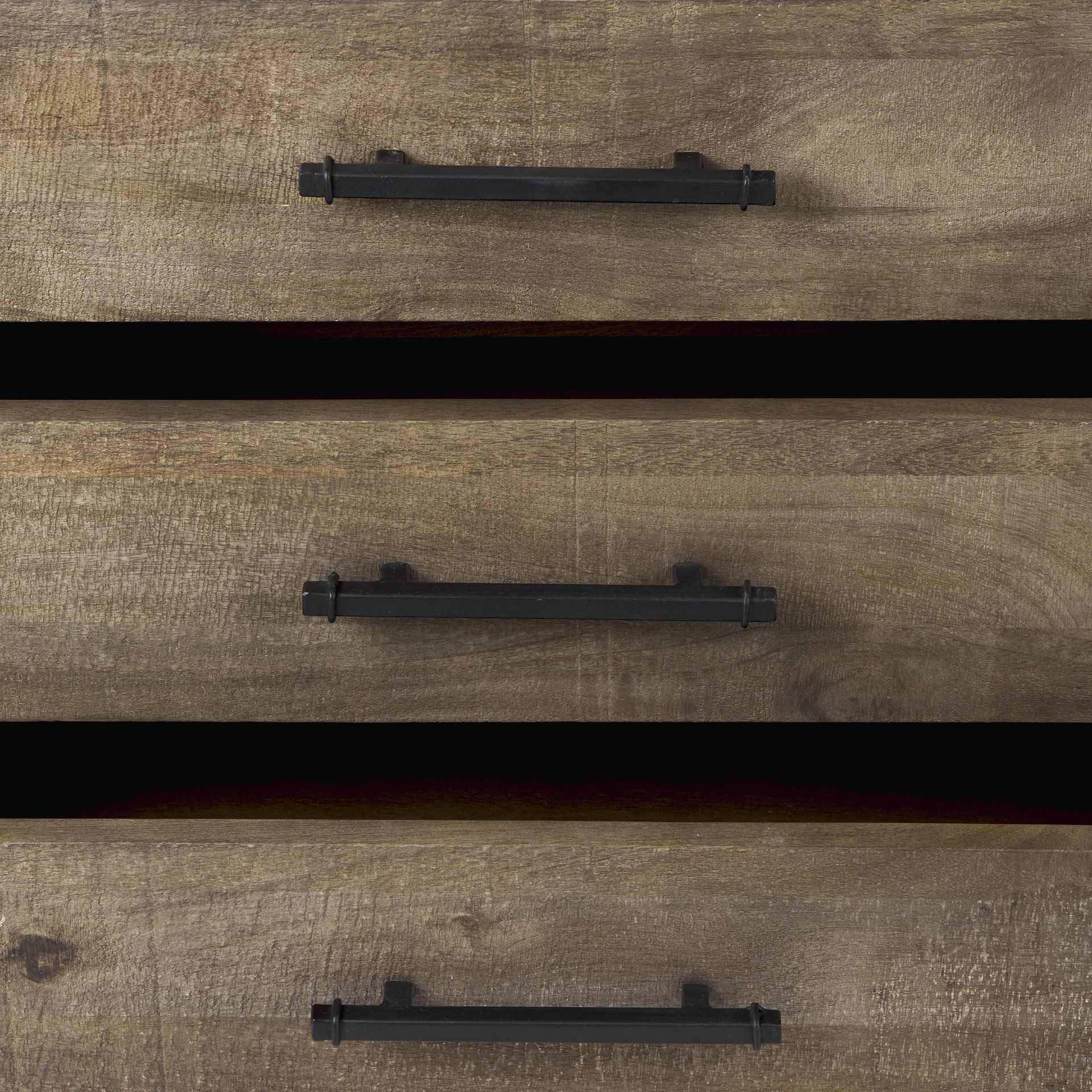 Alvin  Wood with Metal Framing Accent Cabinet, Cabinets & Chest by Mercana, 34.5" length x 21.5" width x 30" height View 10