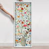 Blooming Coral and Blue 2 (Gold Leaf), Art by Oliver Gal,  20x54 thumbnail 4
