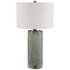 Callais Crackled Aqua Table Lamp thumbnail 5