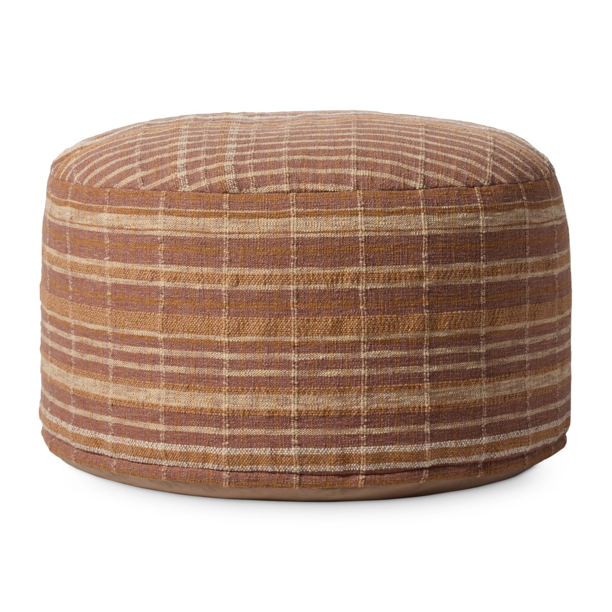 Chris Loves Julia x Loloi Wallace Clay, Ottoman, 36" width x 17" height x 36" depth View 1