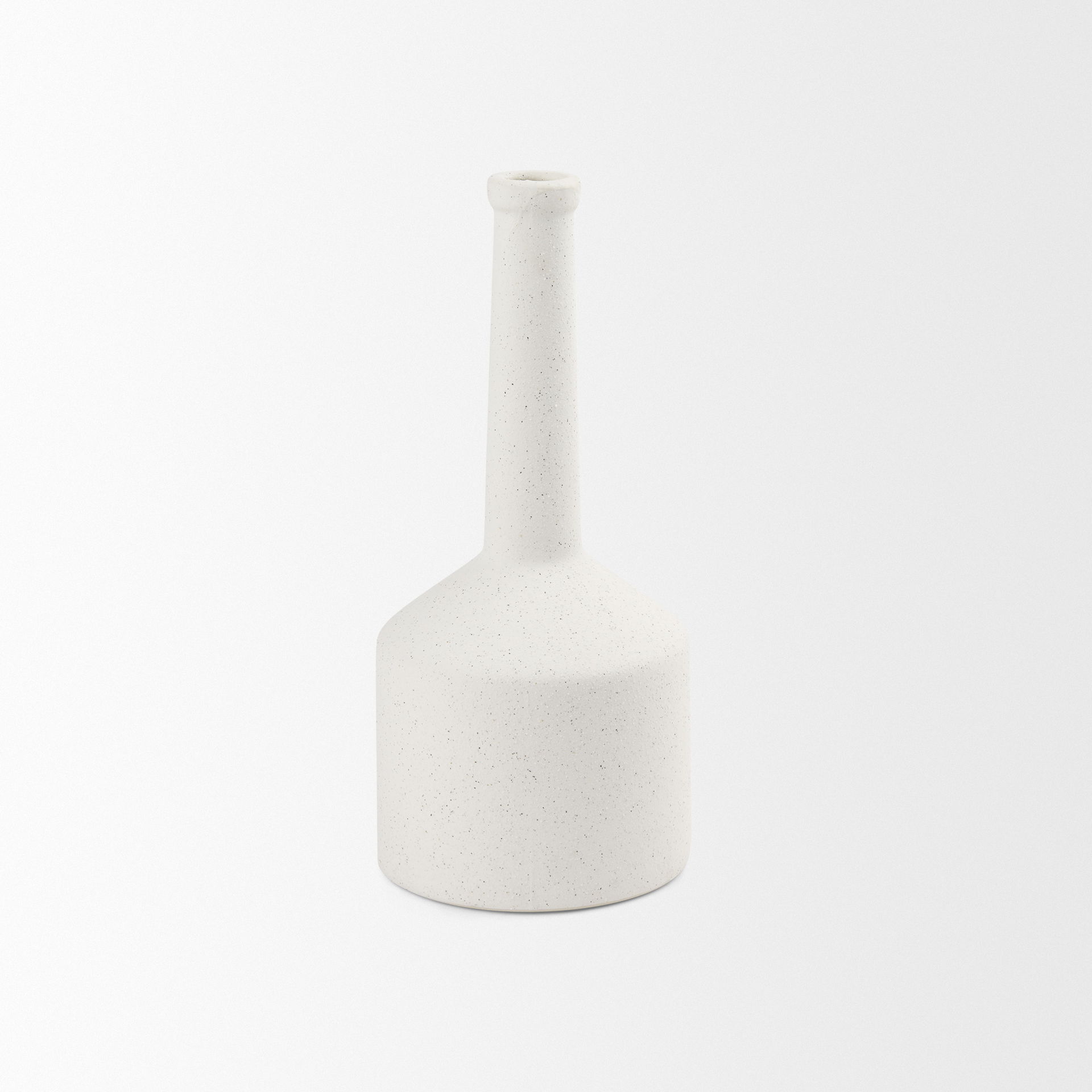 Burton 14.2H Medium White Ceramic Jug Vase large image 