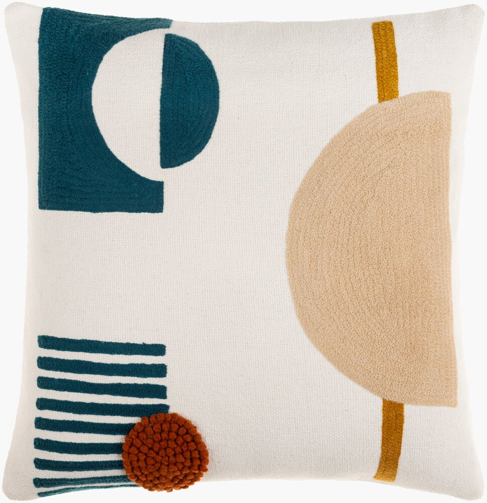 Novel Accent Pillow, Decorative Pillow by Surya, 18" length x 18" width