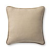 Loloi Mustard Pillow, Decorative Pillow, 22" length x 22" width thumbnail 1