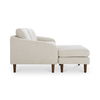 Quinn Sectional Oatmeal, Sectional Sofa by Moe's Home, 98" width x 33.5" height x 59.2" depth thumbnail 4