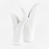 Leafscape White Vases Set/2, by Uttermost, 7.75" width x 15" height x 5.94" depth thumbnail 1