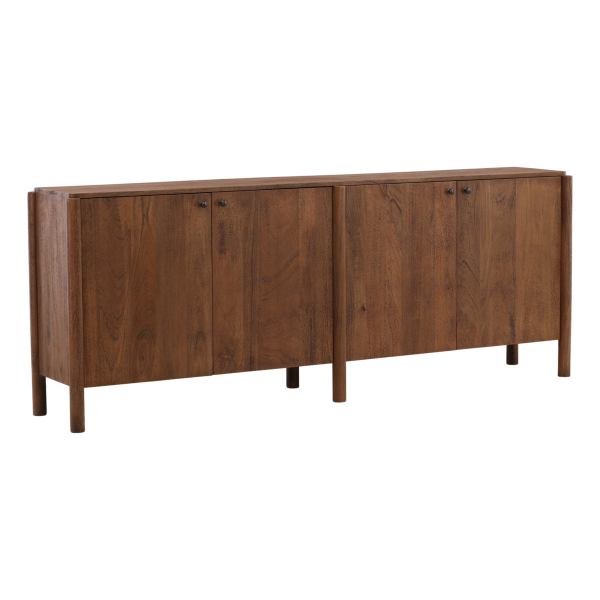 Reiko Sideboard Brown, Sideboards & Buffet by Dovetail, 86" width x 33" height x 16" depth View 1