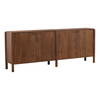 Reiko Sideboard Brown, Sideboards & Buffet by Dovetail, 86" width x 33" height x 16" depth thumbnail 1