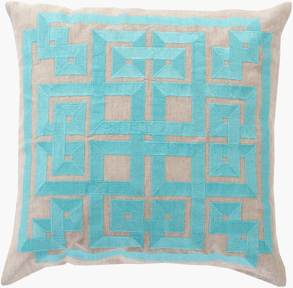 Gramercy Accent Pillow, Decorative Pillow by Surya, 18" length x 18" width