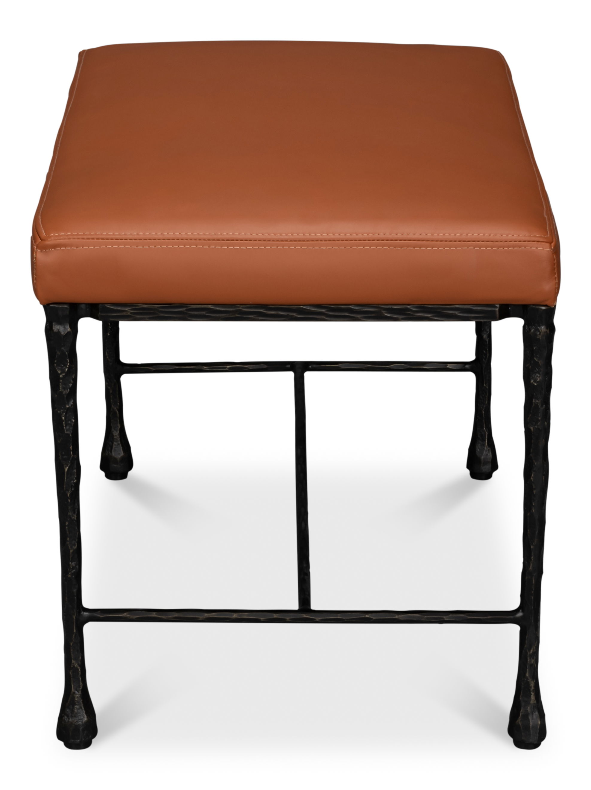 Kings Road Leather Bench large image 