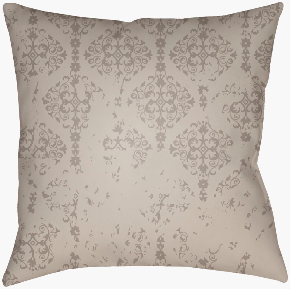 Moody Damask Accent Pillow, Decorative Pillow by Surya, 18" length x 18" width