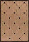 Portera Machine Woven Rug, by Surya, 1'6.11" length x 1'6.11" width thumbnail