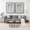 Kamara II (Large) 16L x 4W White Washed Wood with Antiqued Silver  Botanical Decorative Object, by Mercana, 15.95" length x 4" width x 22.24" height thumbnail 2