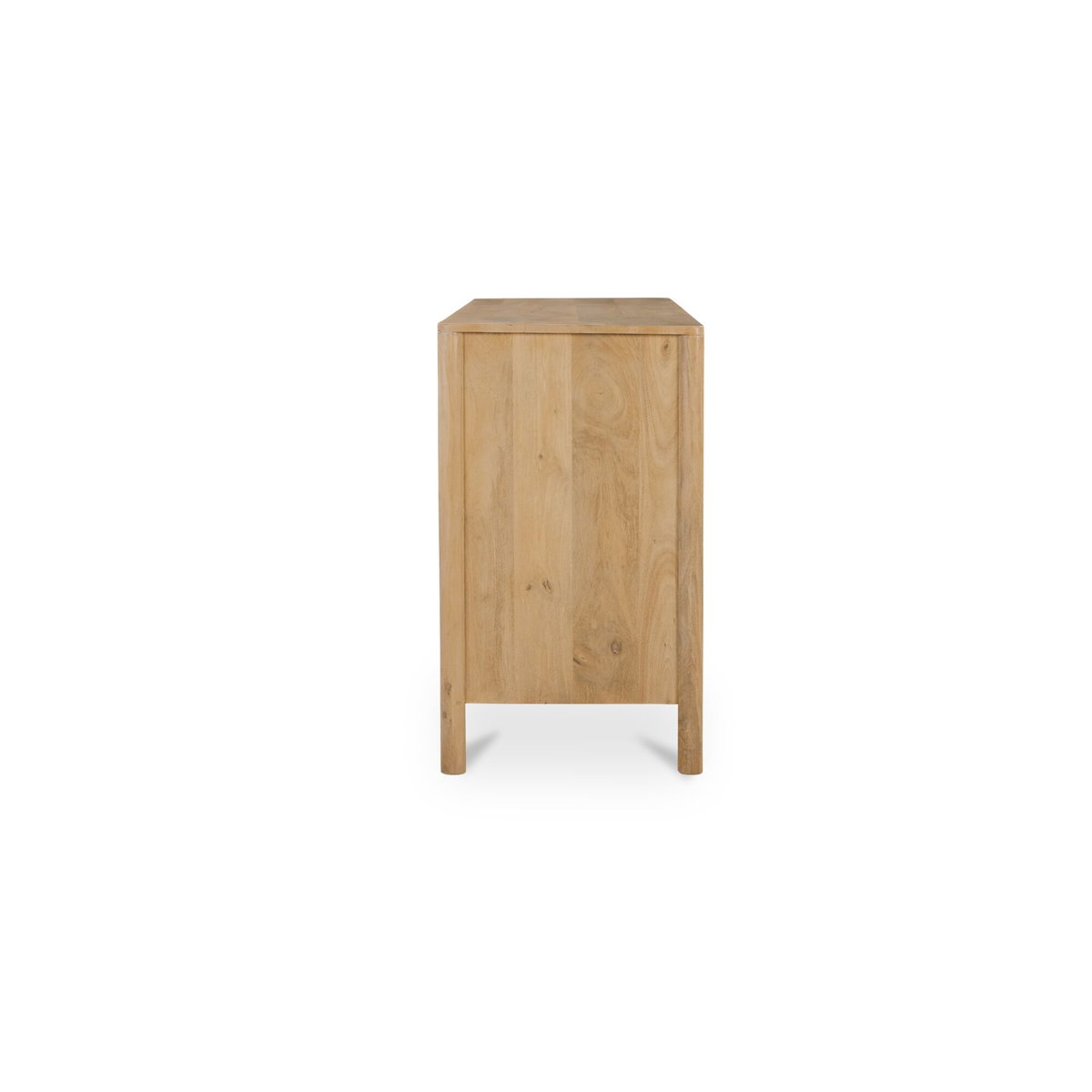 Fulton 6 Drawer Dresser Natural, by Moe's Home, 60" width x 34" height x 20" depth View 3