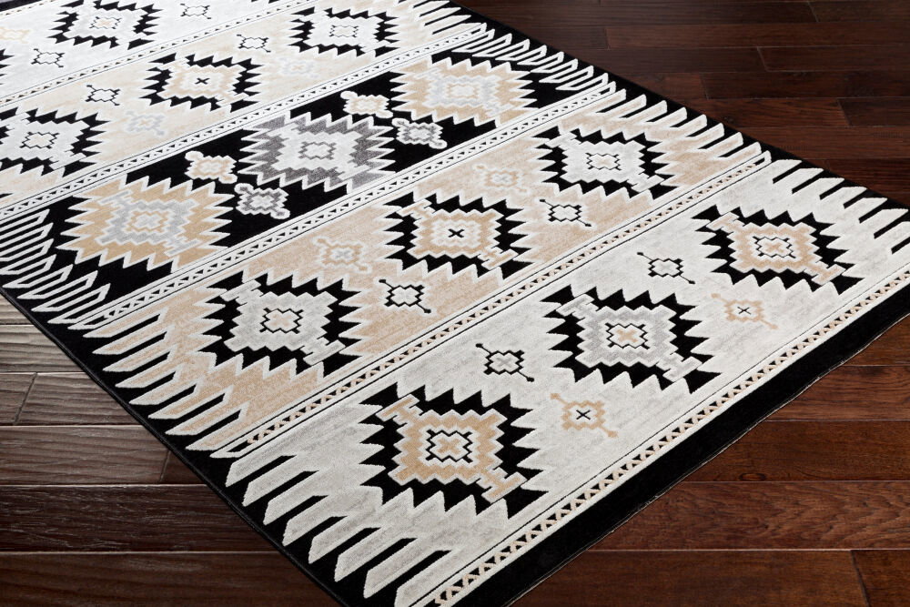 Dantel Machine Woven Rug, by Surya, 1'3.75" length x 1'3.75" width