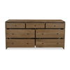 Riley 7 Drawer Dresser Oak, by Moe's Home, 70" width x 34" height x 19" depth thumbnail 4