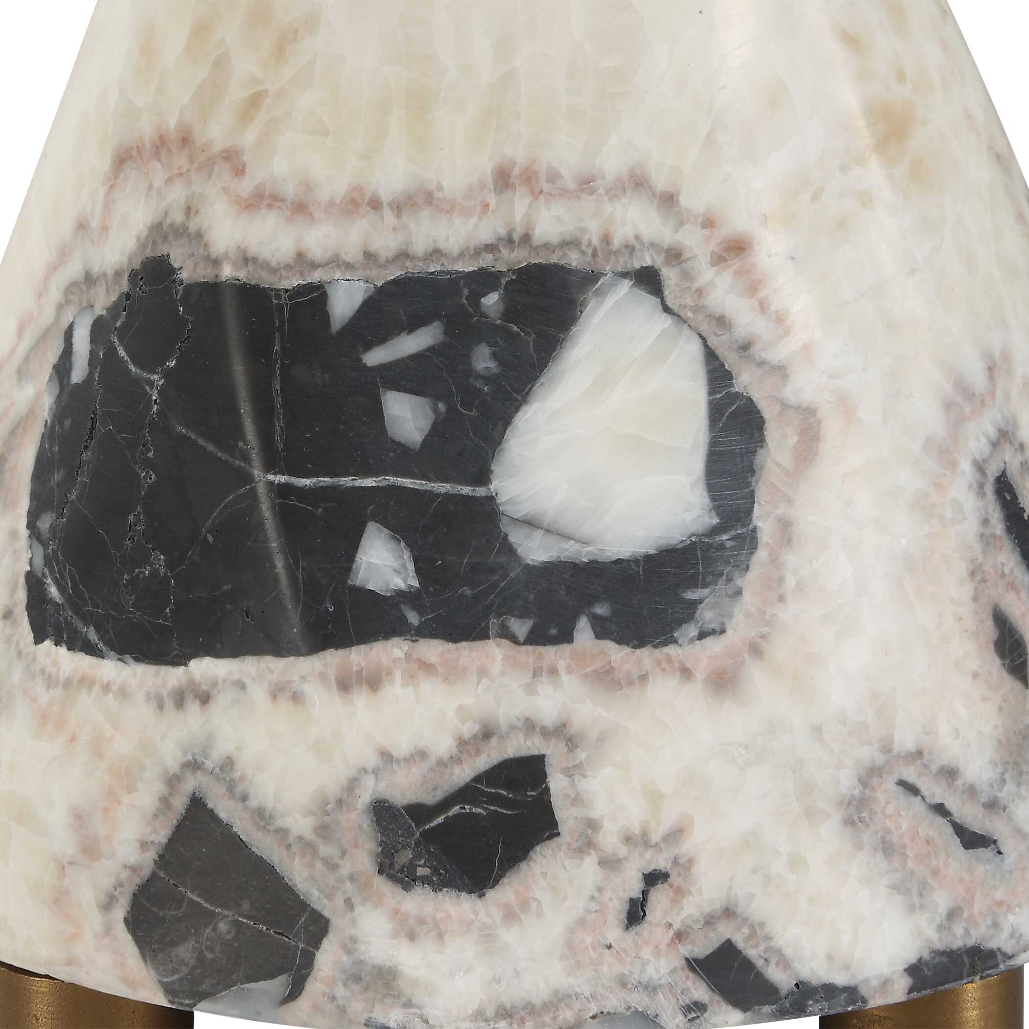 Marcela Panda Marble Buffet Lamp large image 