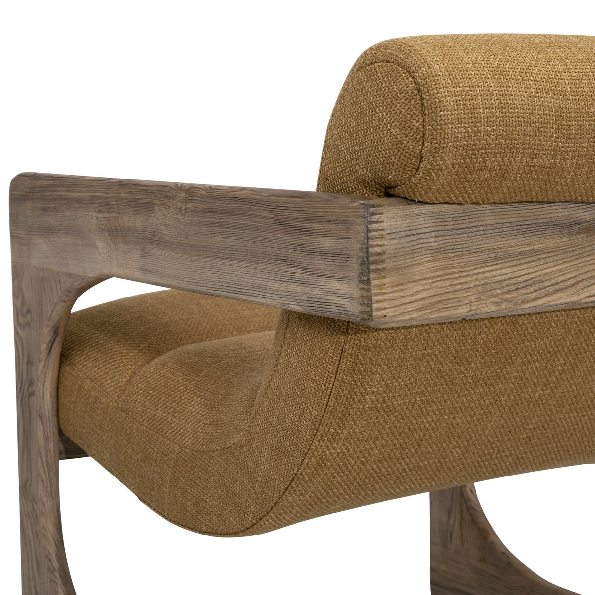Bridges Occasional Chair Mustard, Accent Chair by Dovetail, 24.25" width x 28.95" height x 31.8" depth View 6