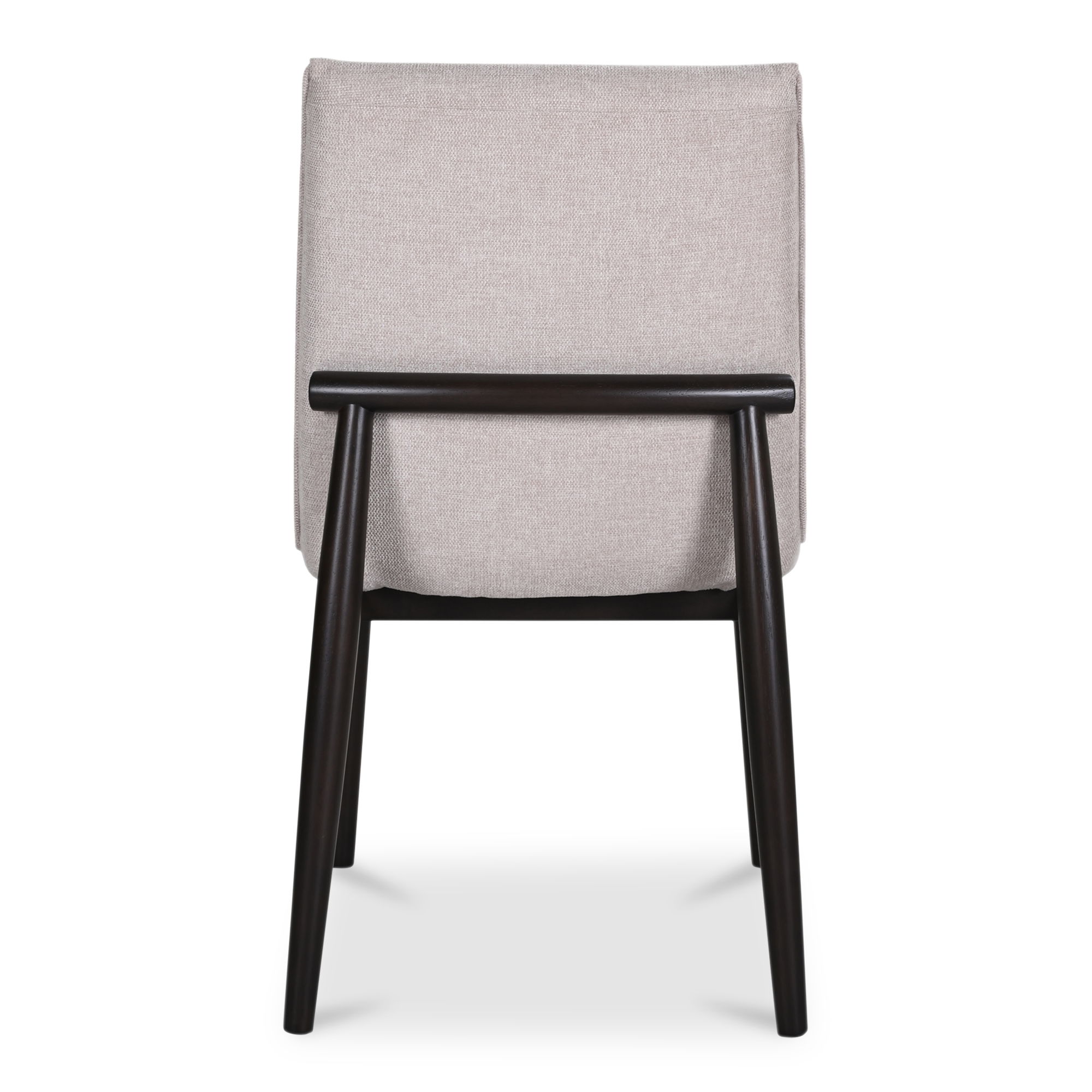 Charlie Dining Chair Beige– Set Of Two, by Moe's Home, 20.25" width x 35" height x 24.25" depth View 6
