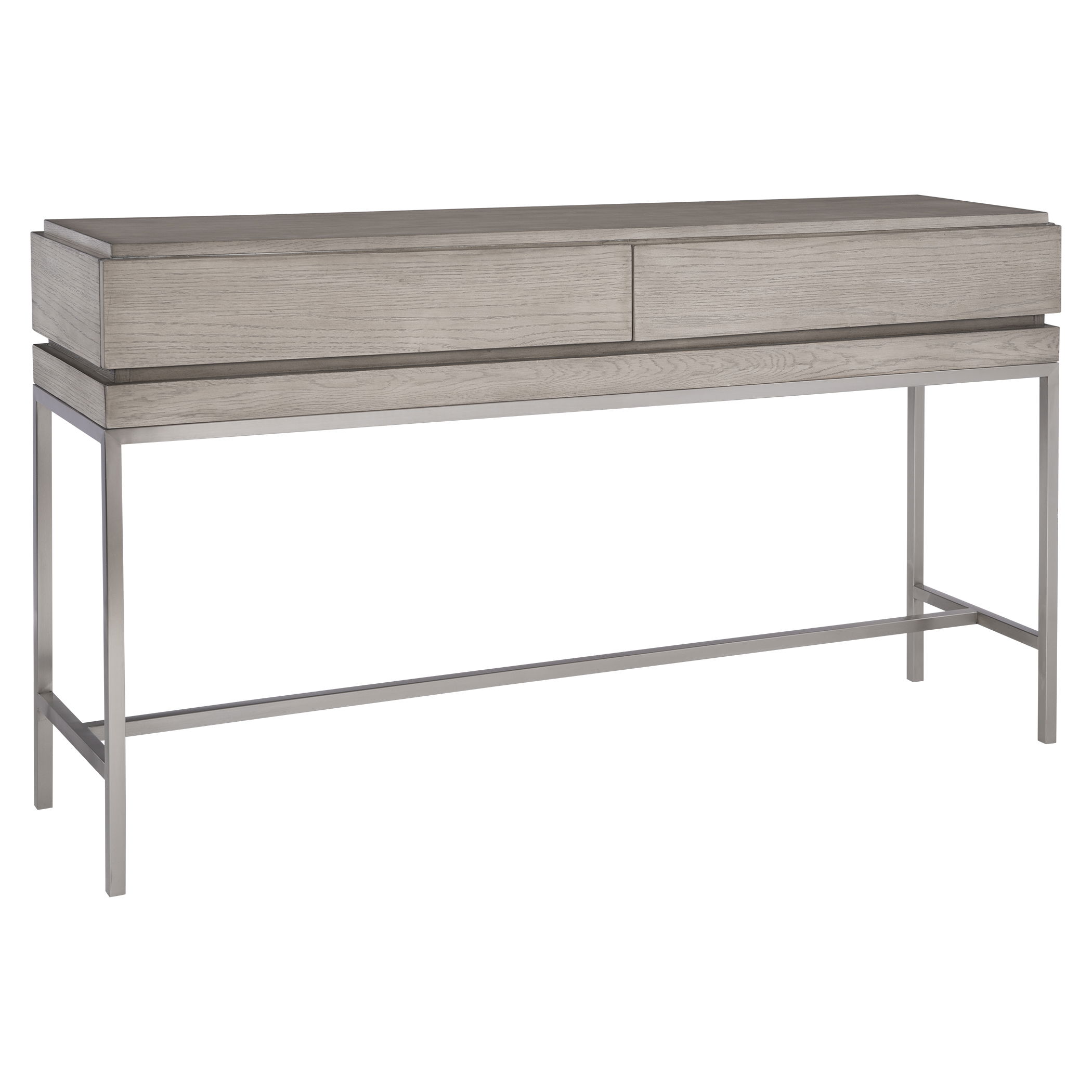 Kamala Gray Oak Console Table large image 