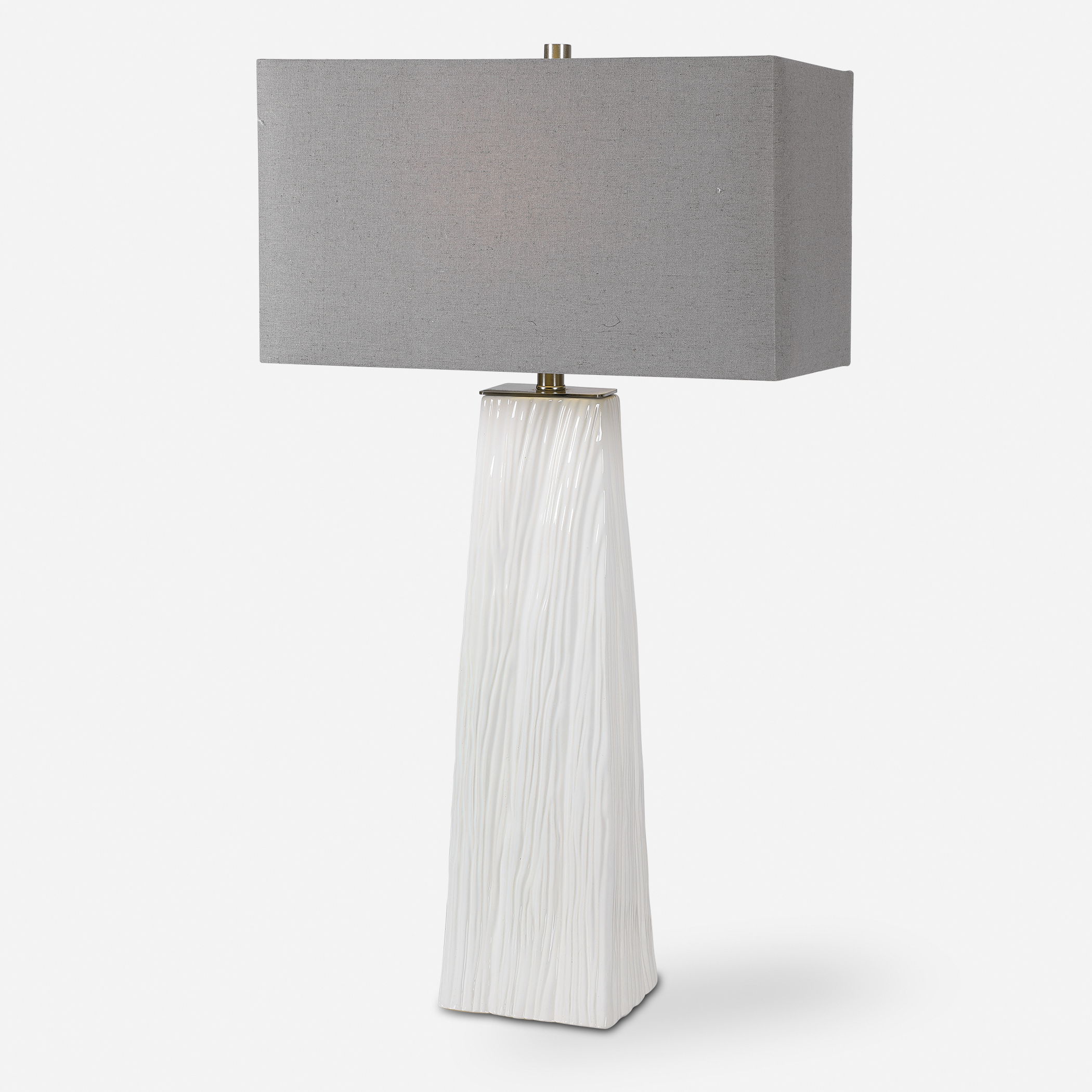 Sycamore White Table Lamp large image 