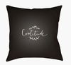 Gratitude Accent Pillow, Decorative Pillow by Surya, 18" length x 18" width thumbnail