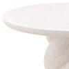 Nidia Outdoor Bistro Table Ivory, Dining Table by Dovetail, 35.25" width x 30" height x 35.25" diameter x 35.25" depth thumbnail 2