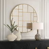 Geometric Round Mirror, by Uttermost, 45" width x 45" height x 0.75" depth thumbnail 4