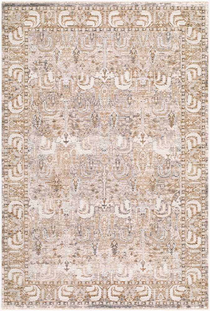 Seclusion Machine Woven Rug, by Surya, 7'4.58" length x 4'11.84" width