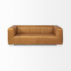 Ricciardo 82.5W Cognac Leather Three Seater Sofa, Sofas & Sectional by Mercana, 82.5" length x 38.5" width x 26.5" height thumbnail 4