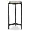 Eternity Iron & Glass Accent Table, Furniture by Uttermost, 12" width x 22.5" height x 12" depth thumbnail 1