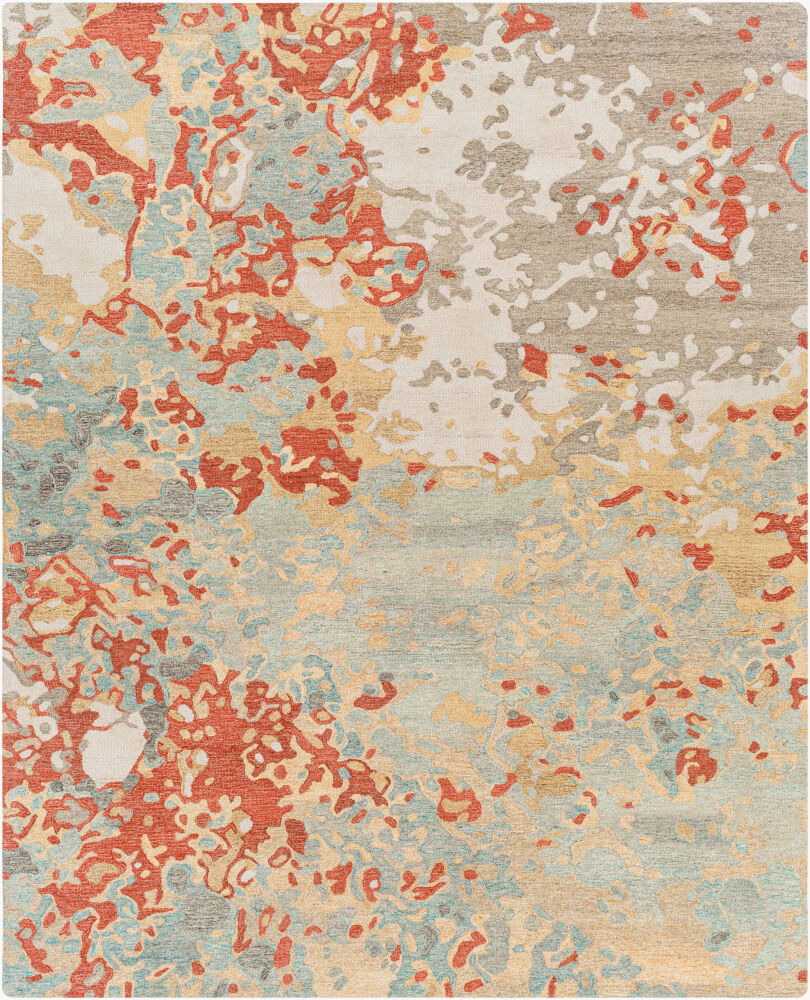 Modern Nouveau Handmade Rug, by Surya, 1'6" length x 1'6" width