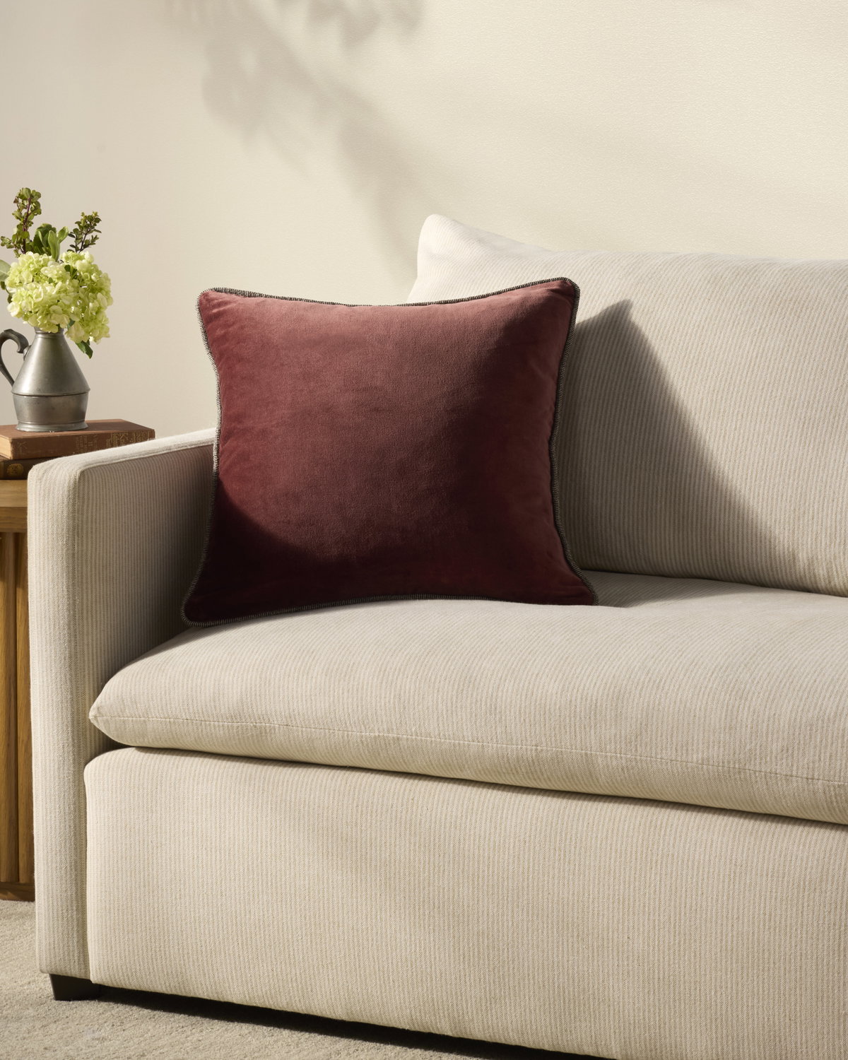 Chris Loves Julia x Loloi Liza Pillow, Decorative Pillow, 18" length x 18" width View 2