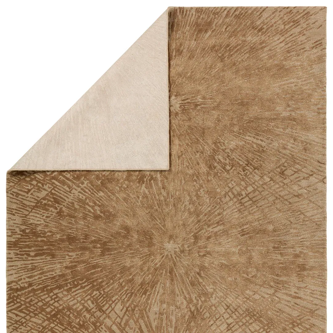 Jaipur Living Famille APL01 Handknotted Medallion Tan Area Rug (8'x10') large image 