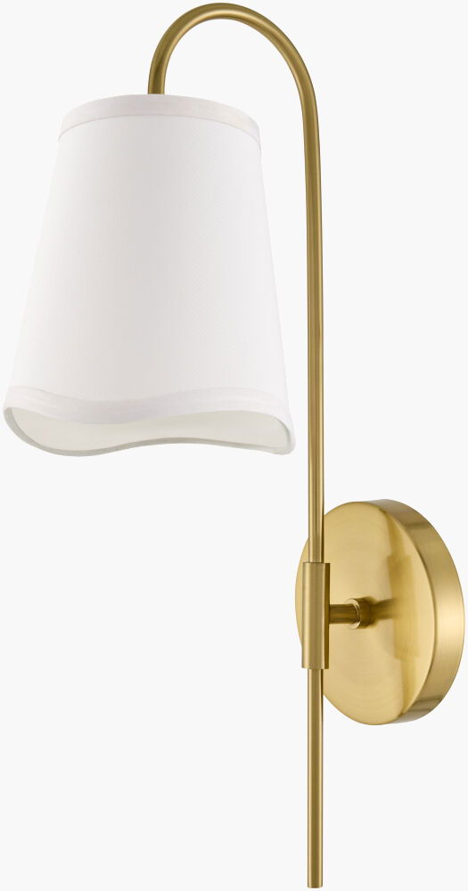 Gencay Wall Sconce, by Surya, 6" length x 9" width x 19" height