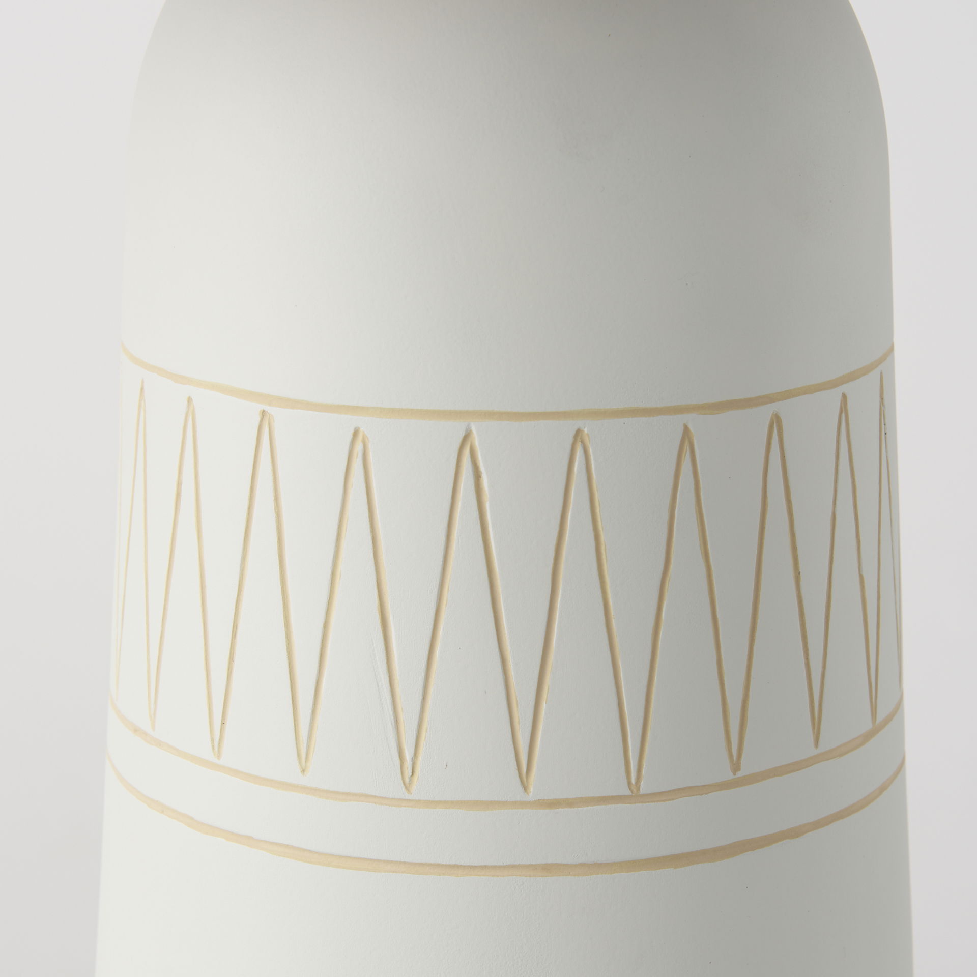 Javier 18.0L x 18.0W x 30.75H Light Base with Cream Shade Table Lamp, by Mercana, 18" length x 18" width x 30" height View 8