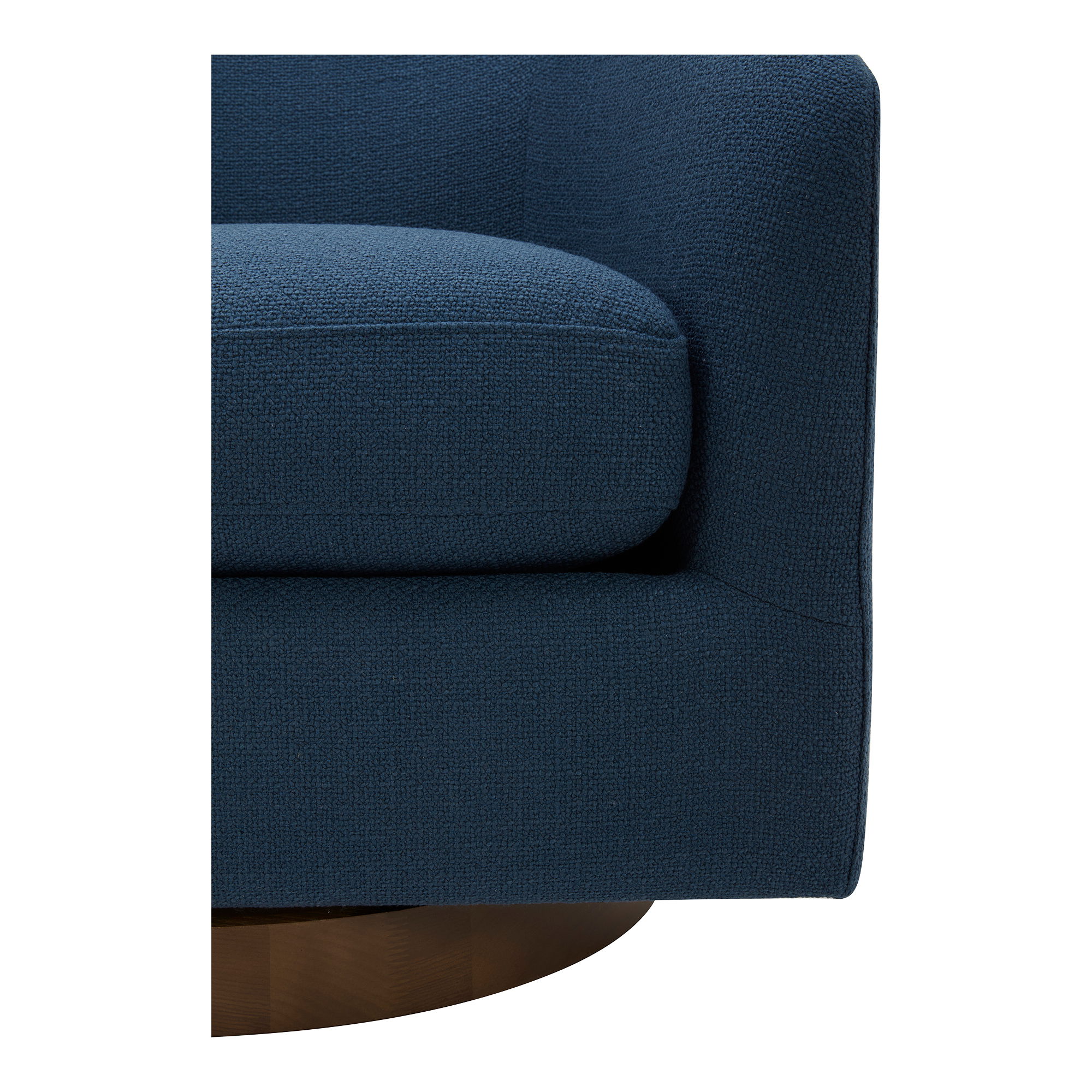 Oscy Swivel Chair Dark Atlantic Blue large image 