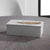 Nephele White Stone Box, Boxe by Uttermost, 11.81" width x 4.13" height x 5.91" depth thumbnail 3