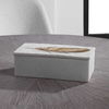 Nephele White Stone Box, Decorative by Uttermost, 11.81" width x 4.13" height x 5.91" depth thumbnail 3