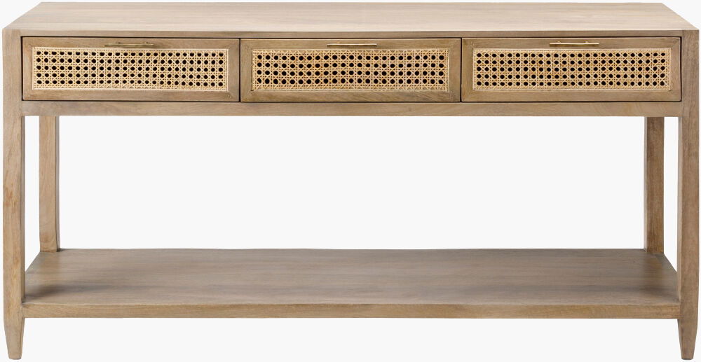 Etewah Console Table, by Surya, 63" width x 32" height