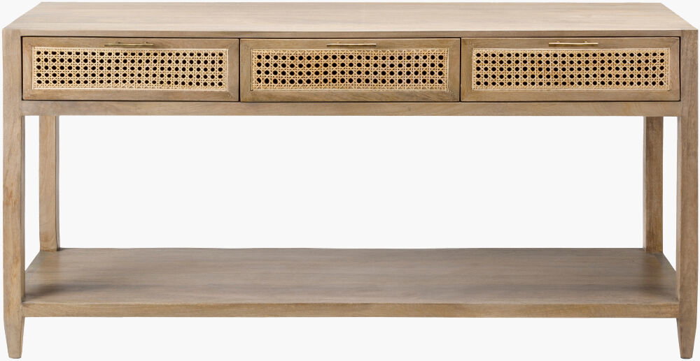 Etewah Console Table, by Surya, 63" width x 32" height