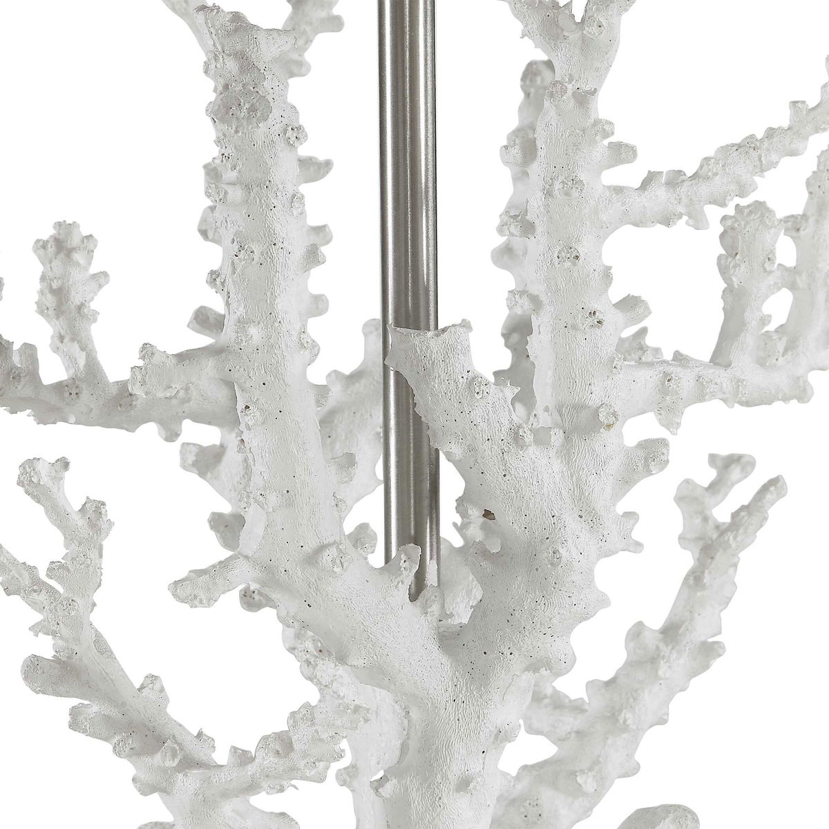 Corallo White Coral Table Lamp, by Uttermost, 12.5" width x 29" height x 12.5" depth View 7
