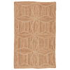 Bancroft Geometric Handmade Dhurrie Jute Beige Area Rug thumbnail 0