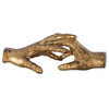 Hold My Hand Gold Sculpture, Figurines & Statue by Uttermost, 9" width x 3.12" height x 4.5" depth thumbnail 5
