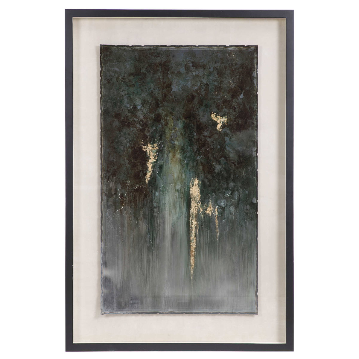 Rustic Patina Grande Abstract Art, by Uttermost, 39.5" width x 59.5" height x 2.2" depth View 1