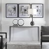 Nightfall White Marble Console Table, Furniture by Uttermost, 59" width x 31.5" height x 16" depth thumbnail 2